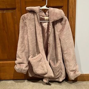 Faux fur jacket